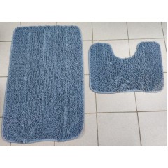 Набор ковриков в ванную комнату из хлопка (cotton_gray_extra)